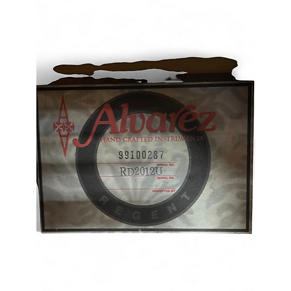 Used Alvarez RD2012U Natural 12 String Acoustic Guitar