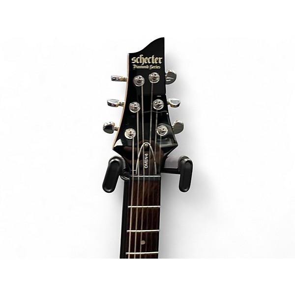 Used Schecter Guitar Research DIAMOND OMEN 6 Black Solid Body Electric Guitar