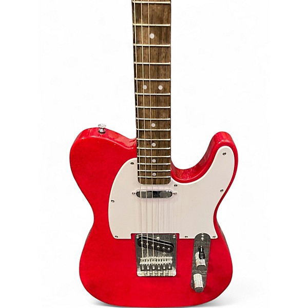 Used Squier Bullet Telecaster SPARKLE RED Solid Body Electric Guitar