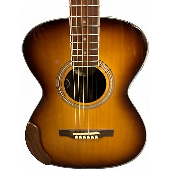 Used Guild M260E Deluxe Sunburst Acoustic Electric Guitar