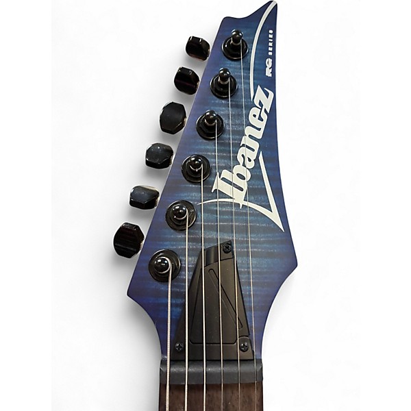 Used Ibanez RGA42FM Trans Blue Solid Body Electric Guitar