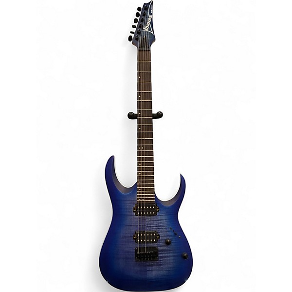 Used Ibanez RGA42FM Trans Blue Solid Body Electric Guitar