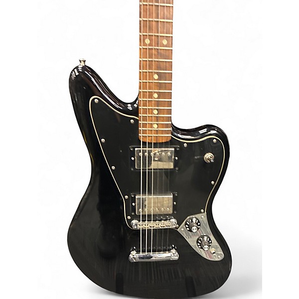 Used Fender Player Jaguar Black Solid Body Electric Guitar