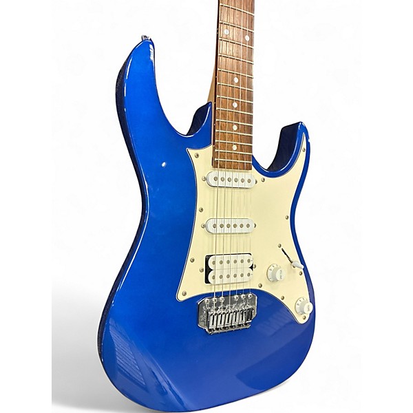 Used 2016 Ibanez Gio Ax Blue Solid Body Electric Guitar
