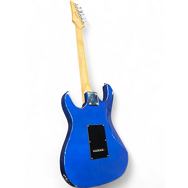Used 2016 Ibanez Gio Ax Blue Solid Body Electric Guitar