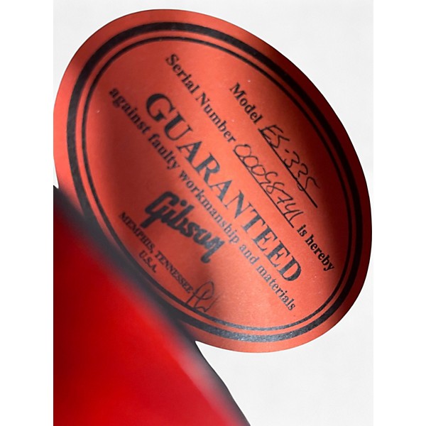 Used 2008 Gibson ES335 Dot Reissue Faded Cherry Hollow Body Electric Guitar