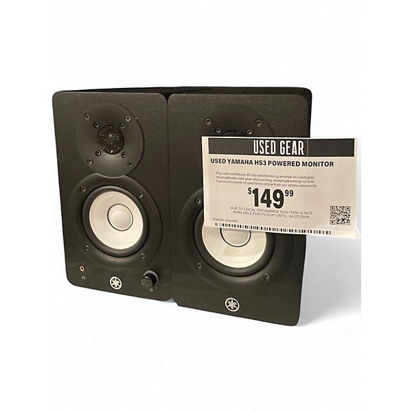 Used Yamaha HS3 Powered Monitor