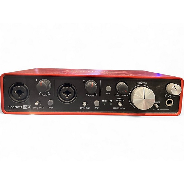 Used Focusrite Scarlett 2i4 Audio Interface