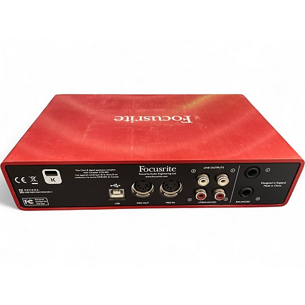 Used Focusrite Scarlett 2i4 Audio Interface