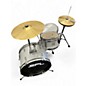 Used SPL 3 Piece lil kicker Metallic Silver Drum Kit thumbnail