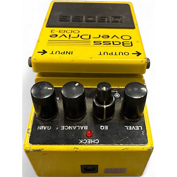Used 2010s BOSS ODB3 Bass Overdrive Bass Effect Pedal