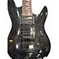 Used Laguna LE200Q Deluxe Hardtail Trans Black Solid Body Electric Guitar