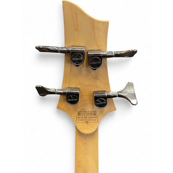 Used Schecter Guitar Research Omen Extreme 4 String Vintage Sunburst Electric Bass Guitar