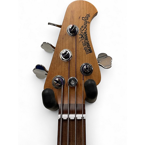 Used Ernie Ball Music Man StingRay Special HH Blue Burst Electric Bass Guitar