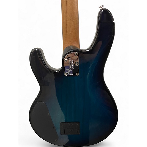 Used Ernie Ball Music Man StingRay Special HH Blue Burst Electric Bass Guitar