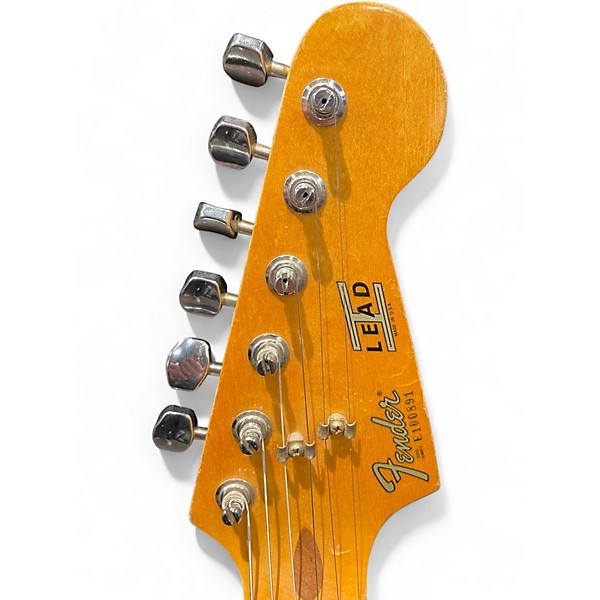 Vintage 1981 Fender LEAD 1 Black Solid Body Electric Guitar