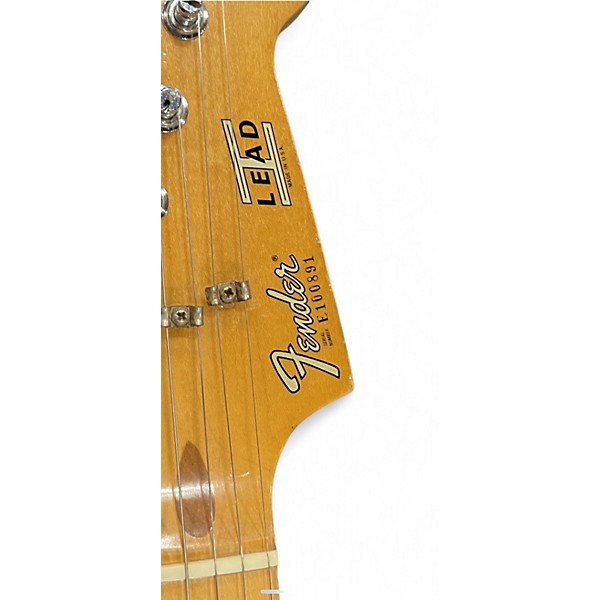 Vintage 1981 Fender LEAD 1 Black Solid Body Electric Guitar