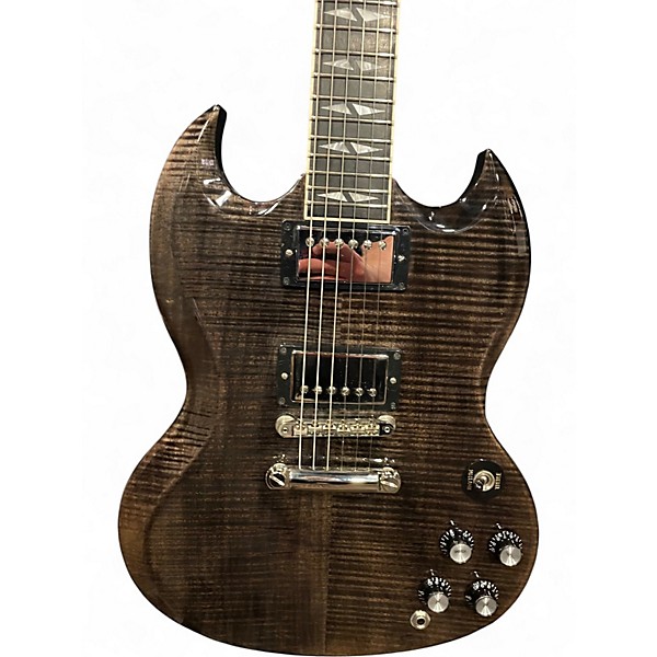 Used Gibson SG Supreme Trans Black Solid Body Electric Guitar