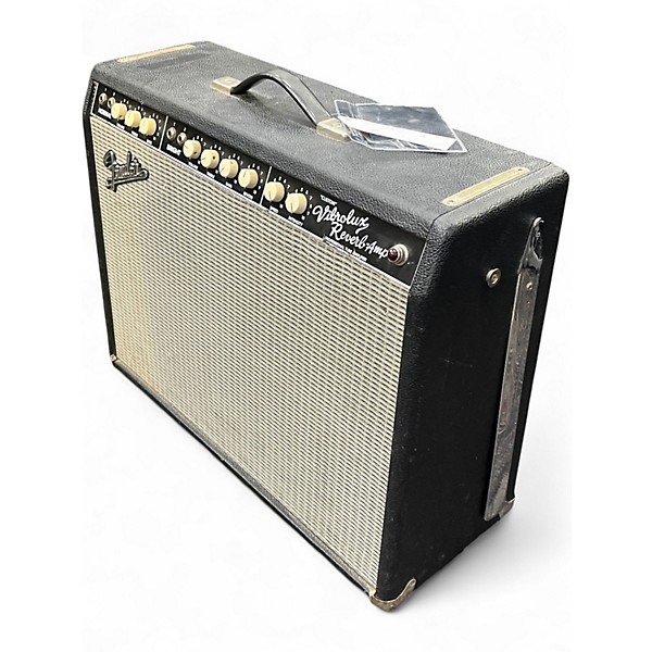 Used Fender 1968 Custom Vibrolux Reverb Tube Guitar Combo Amp
