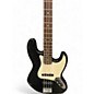 Used Squier Affinity Jazz Bass Black Electric Bass Guitar