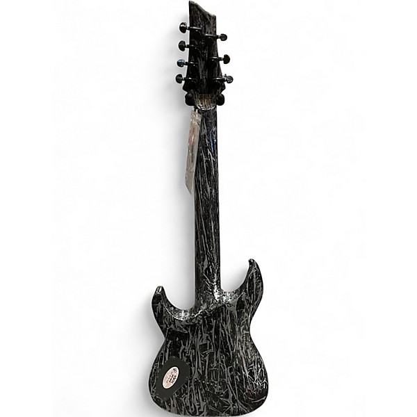 Used Schecter Guitar Research C7 FR-S Silver Solid Body Electric Guitar