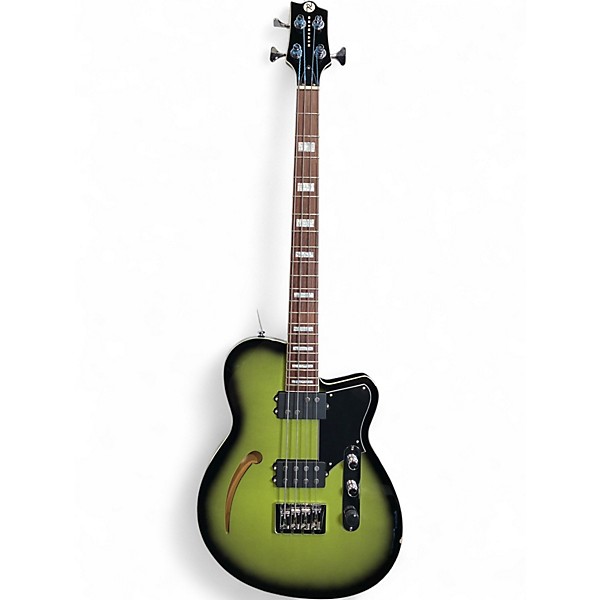 Used Reverend DUB KING Green Electric Bass Guitar