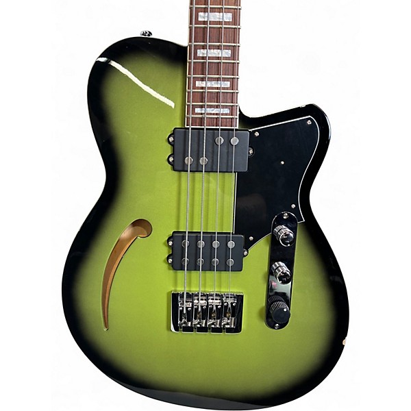 Used Reverend DUB KING Green Electric Bass Guitar