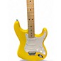 Used Squier Fender Limited Edition Squier Sonic Stratocaster HT Graffiti Yellow Solid Body Electric Guitar