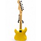 Used Squier Fender Limited Edition Squier Sonic Stratocaster HT Graffiti Yellow Solid Body Electric Guitar