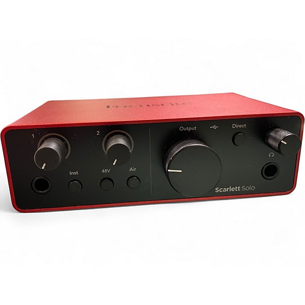 Used Focusrite Scarlett Solo Gen 4 Audio Interface