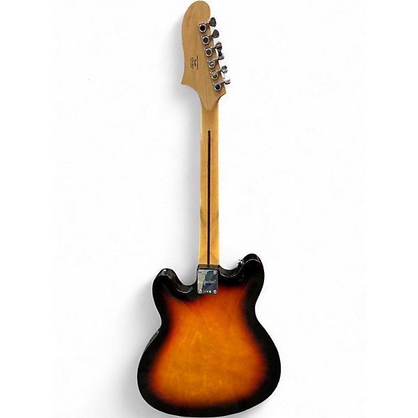 Used Squier Affinity Series Starcaster 3 Tone Sunburst Hollow Body Electric Guitar