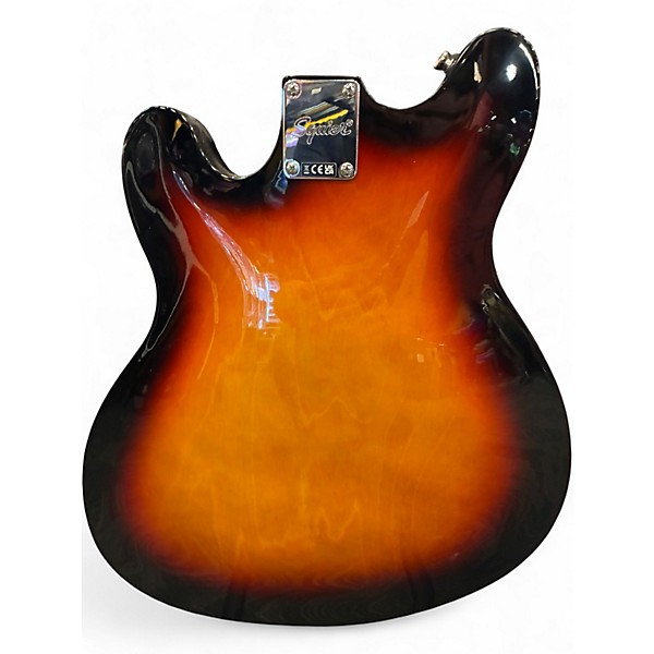 Used Squier Affinity Series Starcaster 3 Tone Sunburst Hollow Body Electric Guitar
