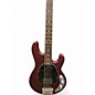Used Ernie Ball Music Man Stingray SUB Bass FADED RED Electric Bass Guitar thumbnail