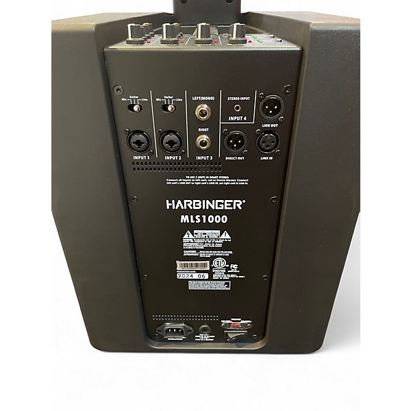 Used Harbinger MLS1000 Powered Speaker