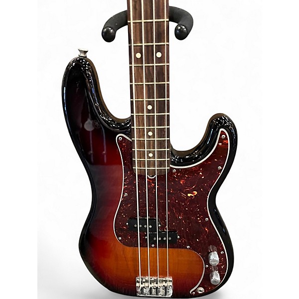 Used Fender American Standard Precision Bass 2 Color Sunburst Electric Bass Guitar