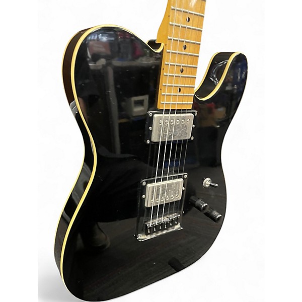 Used Schecter Guitar Research Diamond Series PT Black Solid Body Electric Guitar