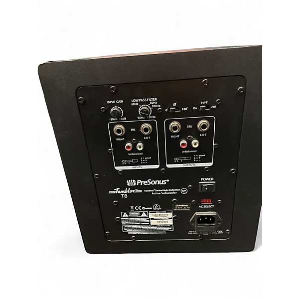 Used PreSonus TEMBLOR T8 Subwoofer