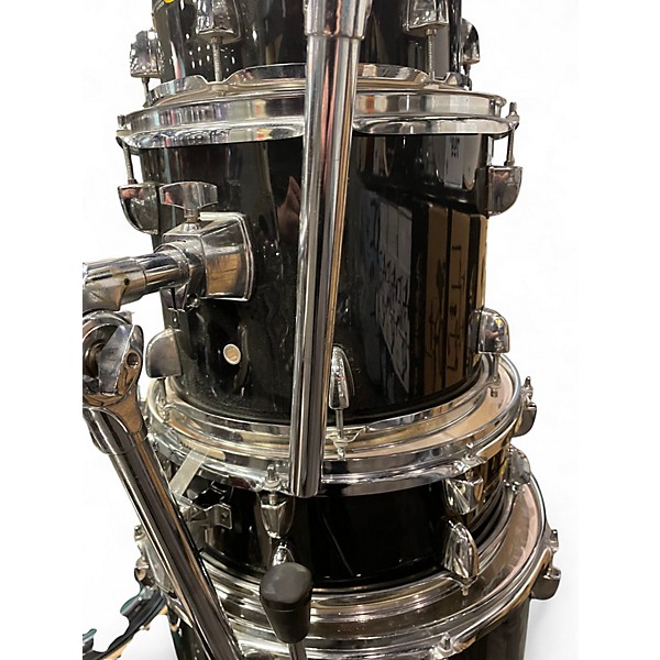 Used Sound Percussion 5 Piece 5 piece black Drum Kit