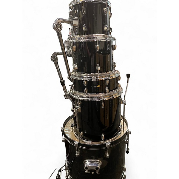 Used Sound Percussion 5 Piece 5 piece black Drum Kit
