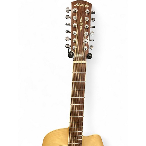 Used Alvarez AJ80CE Artist Series Jumbo Natural Acoustic Electric Guitar