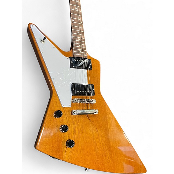 Used 2018 Gibson Explorer Left Handed Natural Electric Guitar