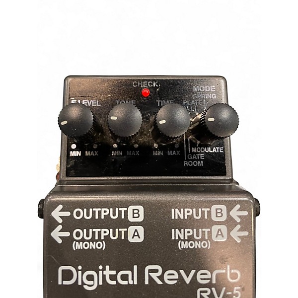 Used BOSS RV5 Digital Reverb Effect Pedal