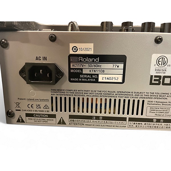 Used BOSS Ktn110b Bass Combo Amp