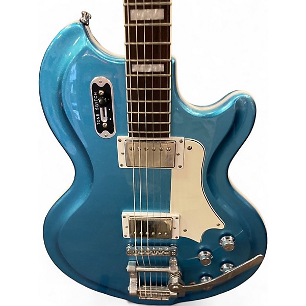 Used 2015 Airline 59 CORANDO BLUR SPARKLE Solid Body Electric Guitar