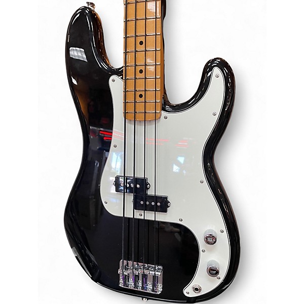 Used Fender Player II Precision Bass Black Electric Bass Guitar