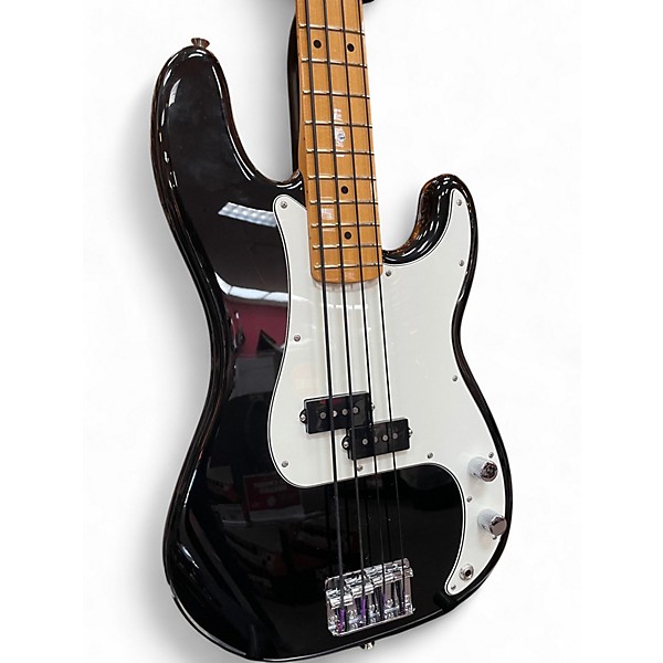 Used Fender Player II Precision Bass Black Electric Bass Guitar