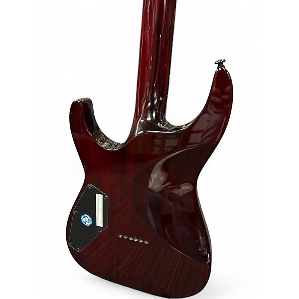 Used ESP LTD H1001 DELUXE Crimson Red Trans Solid Body Electric Guitar