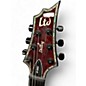 Used ESP LTD H1001 DELUXE Crimson Red Trans Solid Body Electric Guitar