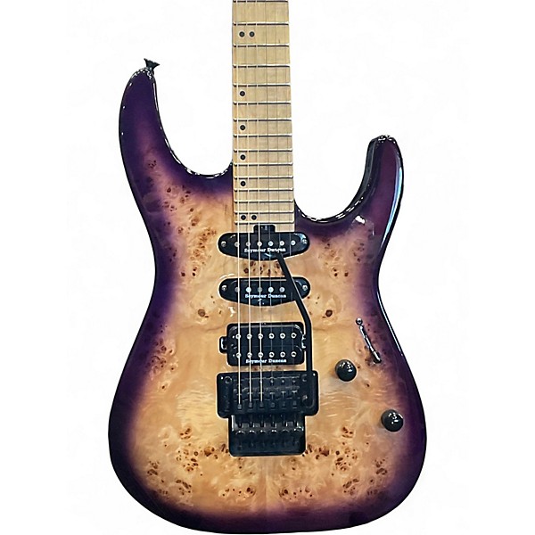 Used Charvel Pro-Mod DK24 HSS FR M Poplar Purple Sunset Solid Body Electric Guitar