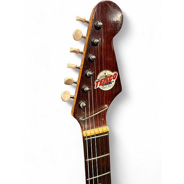 Vintage 1960s Teisco ET 440 sunburst Solid Body Electric Guitar